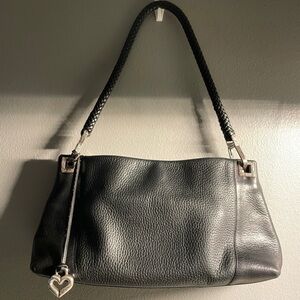 Brighton braided shoulder strap genuine leather y2k fashion 90’s handbag SterSil